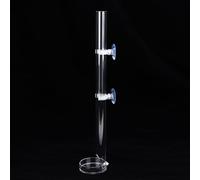 Acouto Acrylic Transparent Aquarium Fish Shrimp Feeder Fish Tube with Tray Drifting to or with Aquarium FeederAquarium TubeFish FeederFish TubeFish Accessory (Tube length 25cm)