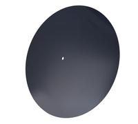 Acouto Acrylic Turntable Mat Reduce Noise Improved Sound Quality Anti Static Slipmat for LP Records 12in Transparent Ensures Longevity Material Anti It Is Material and Static From Mat (Black color)