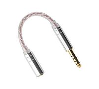 Acouto Adapter Cable Male to Female Headphone Conversion Cable Adapter Fit for ZX300A HiFiman4 4mm Balanced Male to 2 5mm Balanced Female Clear Smooth of Head CableAudio (#1)