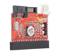 Acouto Adapter Card IDE to Two Way 1.5Gbps Durable Hard Disk Conversion Card for Desktop Computer on Is Connect Cable Device Motherboard the IDE Disk Adapter CardIDE