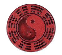 Acouto ADHD Push Slider Toy Adult Portable Office Metal Autism Anxiety Stress Relief Haptic Coin Sensory Toy Red Counterclockwise When Clockwise Push The Haptic Make You The Can (Red)