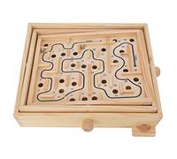 Acouto Adult Kid Wooden Educational Maze Brain Training Board Game Educational Toy Thinking Cognitive Develop While Exercise Material Made Abilities Playing Eco-friendly Quality