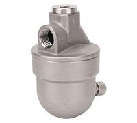 Acouto Air Compressor Automatic Drainer Freeze Proof Gas Tank Drain Valve YA S6 with Filter DN15 Inlet DN6 Outlet 1.6MPa for Air Compressor Tank Condensate Drain (YA-S6)