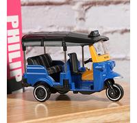 Acouto Alloy Tricycle Car Model Highly Simulation Children Vehicles Toy with Sliding FunctionRed Production Suitable the Collection Appearance and Highly for Gifts Designed Body to (Blue)