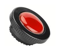 Acouto Aluminium Alloy Mini Round Quick Release Plate with 1/4 inch Screw for Manfrotto Compact Action Tr (Red)