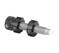 Acouto Aluminium Alloy Recurve Bow Side Cushions Plunger Screw In Rest Pressure Button Pad Accessory Durable Archery Sturdy Cushions to Alloy Made Side Is Anti-rust (Black color)