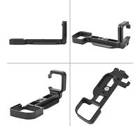 Acouto Aluminum Alloy Arrow Storage Case L Shaped Bracket Hand Grip Holder for A6000 Mirrorless Camera Alloy Machining High Service Lightweight 2 Carry to Portable Sturdy Stainless Bracket