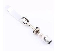 Acouto Aluminum Alloy Bicycle Seat Clamp Quick Release Lever 5mm with 2 Plastic 1 Metal Cushion for Easy Tool-Free Seat Height Adjustment