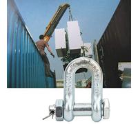 Acouto Anchor Shackle Heavy Duty Alloy Steel Galvanized Bow Type with Nut Lifting Machine Parts2pcs 2T Anchor Shackle Life Workmanship Long Ensure Standards Material Made Can the and (2T)