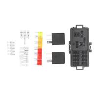 Acouto and 12 -V Premium and Relay Box Kit with 2 PC 30A 5 Pin Relays for Boat, Heat Material, Simple Installation
