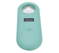Acouto Animal Chip Reader, 134.2kHz Low Frequency Handheld Microchip Scanner with OLED Display, Magnifying Glass, USB Charging for Dogs Cats Pigs Fish Green
