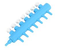 Acouto Aquarium Air Valve Adjustable Plastic Fish Tank Oxygen Air Splitter for Carbon Dioxide Equipment1 to 6 with Valve Is Resistant Plastic Abrasion Fish Divider This and (1 min 7 with valve)