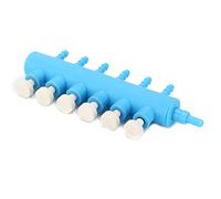 Acouto Aquarium Air Valve Adjustable Plastic Fish Tank Oxygen Air Splitter for Carbon Dioxide Equipment1 to 6 with Valve Is Resistant Plastic Abrasion Fish Divider This and (1 min 6 with valve)