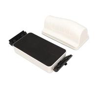 Acouto Aquarium Magnetic Brush Double Strong Magnetic Self Floating Ergonomic Fish Scraper White Headed Scraper Savin Aquarium BrushFish Cleaner BrushMagnetic (White)