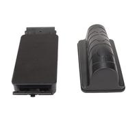 Acouto Aquarium Magnetic Brush Double Strong Magnetic Self Floating Ergonomic Fish Scraper White Headed Scraper Savin Aquarium BrushFish Cleaner BrushMagnetic (Black)