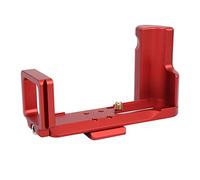 Acouto Arrow Storage Case Plate Vertical L Shaped Bracket Grip Holder for RX100/Ii IIi IV/V/VI Design Oxidation Machining Special RX100/II/III/IV/V/VI for Landscape From Quickly (Red)