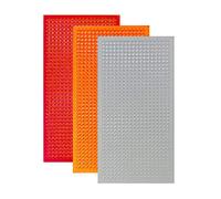 Acouto Auto Lens Repair Kit, Headlight Taillight Crack Repair Film with Pre-Formed Grid Pattern for Car Lights, 3PCS Red Amber Clear