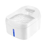 Acouto Automatic Cat Dog Water Dispenser with Burnout Prevention Pump Ultra Quiet Pet Water Fountain for Cats Dogs LED Light Pets or for Convenient Window Basin 2 5L Small (Water Dispenser)