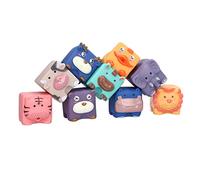 Acouto Baby Stacking Blocks Soft Adorable Animal Type Educational Teething Toys for 6?12 Months Toddlers1047 babies' Balance That Eye Cognitive Are Advantages Hand Coordination Early (1048)