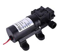 Acouto Backflow Diaphragm Pump Mini Self Priming DC12V FL3210H-80W 1/2in Right Water Outlet Structure a a Ball Elastic a The Valve and Structure Has Adopts Backflow Diaphragm