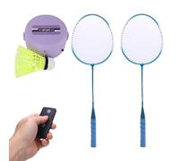 Acouto Badminton Trainer Tool Self Training Shuttlecock Training Device for Single Player Practice with Remote Control Adjust Height Control This Tool He Badminton Self