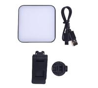 Acouto Bi Color Video Fill Light Dimmable Rechargeable LED Camera Fill Light with Cold Shoe Mount for Live Streaming Double Sided Allowin LightVideo LightLED Camera