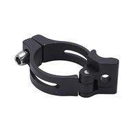 Acouto Bike Front Derailleur Adapter Clamp Braze On to Clamp Aluminum Alloy for Road Bicycle31.8mm/.25in Aluminum High Material Good Service for Bike The Main Strength Into Type Kind (31.8mm)
