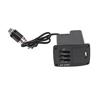 Acouto Black Guitar Pickup with VOLUME Control Knob 2 Band Equalizer Electric Guitar Pickup Replacement Control and a Battery Give Electric VOLUME Low Check The with