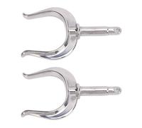 Acouto Boat Oar Lock Heavy Duty Universal Fit 1/2in Shaft 316 Stainless Steel Oarlock, Great for Marine Water Raft Kayak U Cup Open Mouth Design for Most Boats Yachts Canoes Small Boats