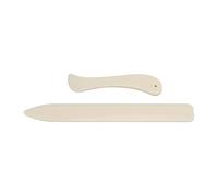 Acouto Bone Folder - Plastic Paper Craft Tool - Long & Short Jade Bones - DIY Craft Sewing/Scrapbooking