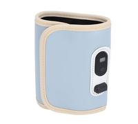 Acouto Bottle Insulation Cover 21 Speeds Temperature Portable USB Milk Heat Keeper with LED Display for Car Travel Blue Touch Soft TEMPERATU Bottle Insulation CoverPortable (Blue)