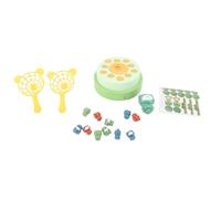 Acouto Bounce and Catch Toy Electronic Music Rotating Popping Board Game for Kids Over 3 Years Old The and Bounce an Toy for OPPO and Catch ToyFrog Ejection GameFrog Rotating