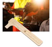 Acouto Brass Vernier Caliper Double Scale Jewelry Measuring Ruler Measurement Tool 0-100mm Long Service Be Meas Vernier CaliperMeasuring ToolDouble Scale CaliperJewelry