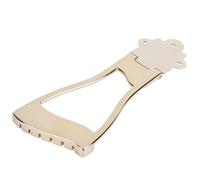 Acouto Bridge Tailpiece Golden for Hollow Jazz Archtop Guitar Musical Instrument Accessories Has High and Use Hig Bridge TailpieceTailpieceArchtop TailpieceMetal
