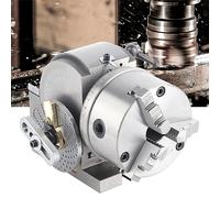 Acouto BS-0 Dividing 3Jaw 5 Chuck Tailstock Dividing Plate CNC Mill Head Semi-Universal HeadTailstockDividing Plate3-Jaw Chuck TailstockSpiral