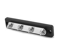 Acouto Bus 4-Point Power Cable Terminals 100A Busbar Board for Trucks RVs Boats Bus BarBusbar BoardTerminal Bar4 Position Terminal BlockPower Board100A