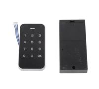 Acouto Cabinet Lock Password Card Lock Cabinet Unlocking Buttons Electronic Induction Keyless for Wooden Chest Drawer Cupboard Low Voltage Alarm Type-C Emergency Technology Metal
