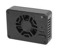 Acouto Camera Cooling Fan, Aluminum Alloy, Automatic Temperature Control, Live Broadcast, Type C Interface, for A7M4 A7S3 A7C A7C2 ZV-E10 ZV-E1 XT4 R5 R6 R7, with 4 Adapter Brackets