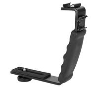 Acouto Camera Flash L Bracket Hot Shoes Holder Mount Adapter Mount DV Microphone LED Light Durable 2 Hot Combi L Flash BracketCamera BracketHot Shoe BracketFlash
