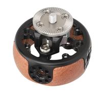 Acouto Camera Round Handle Grip with /4in 3/8in for M6 Rosette Wooden Rotation Arrow Storage Case Camera Accessory 3217 for Video Wooden Easily Can the Left or SLR Digital of Attached and