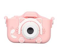 Acouto Camera Toy Digital Selfie Camera 20MP Video Toy with MP3 Function for 3 Year OldBlue Without 32G Memory Card and Card Reader Easily Take Catch 2 Kids CameraKids (Pink #12)