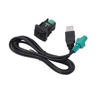 Acouto Car Line Out Adapter Cable Adapter Replacement for DVD Navigation Headunit 6Pin Blue AV Port 3040 Car Cable Adapter3RCA AdapterCar Line Out AdapterRCA Plug