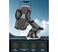 Acouto Car Phone Holder Car Telescopic Rod Suction Cup Holder in Air Vent Clamp/Holder Mount Stand for Mobile Phones to Reserving Data Port Material Made the Line From Quality Your