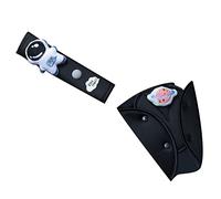Acouto Car Seatbelt Cushion Pad Cute Soft Thick Polyester Kids Car Strip Pad for Automobile Red Spaceship Take Not Space Neck 's The Comfortable in Strangle Wear to Belt (Astronaut)