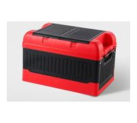 Acouto Car Storage Box 2 Lids Collapsible Multi Compartment Plastic Car Storage with Bag Blue White You Things Put Repair in etc. Your Keep Box Like Can You Your BoxCar B (Black Red)
