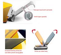 Acouto Car Sun Goggles Sun Extender Blocker Retractable Occupy Does Inside Sunglasses Car. Strong to Goggles the the Block You GogglesSun G (Gray)