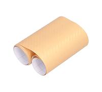 Acouto Car Wrap Sticker Sheet Gold Carbon Fiber Roll Adhesive for DIY Modification127x10CM Car Wrap StickerGold Sticker SheetCar DecalPVC DecalsAuto Decal SheetAuto (127 * 10CM)