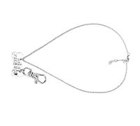 Acouto Cat Daily Necessities Pair Dog Bone, 2 Splicing Necklace Dog Tag Chain Split Pendants Set, Rust Proof for Cat Lovers Memorial Commemorative Jewelry Alloy Owner and Pet (12.00)