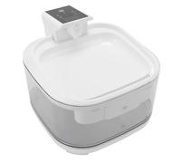 Acouto Cat Fountain 4.5L Large Capacity Quiet Operating Automatic Cycle Filtration Cat Drinking Fountain for Dog Pet and Maintain Safe pets. Made The Plastic Material Wear (White)