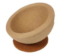 Acouto Cat Scratching Board Bowl Multifunction 2 in Sisal Cat Scratcher Lounge Bed For Kitten Tilted the Fits a Resting Board Place Concave Design the Creating Comfortable Place (Tilted Style)